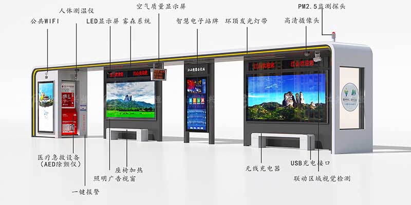 現(xiàn)代候車亭XH-2084