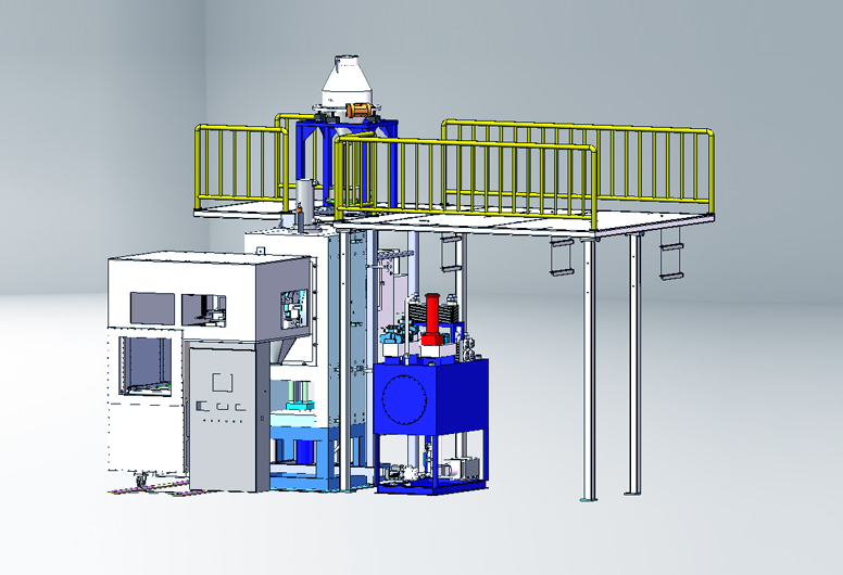 全自動/半自動 一発成形フローティング磁場プレス機(jī)